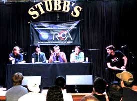 TRCoA's UAC Panel at Stubb's